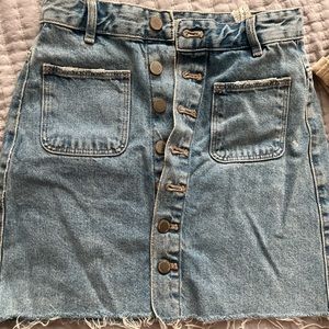 Zara denim skirt